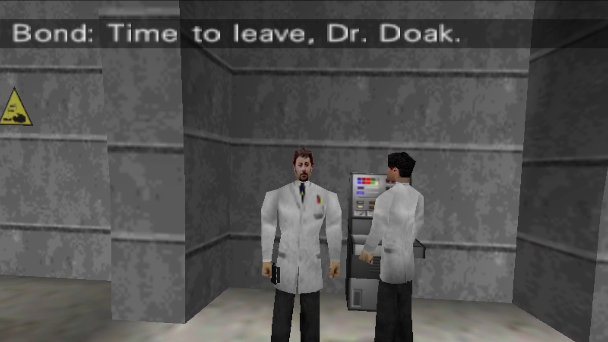 James Bond warning Dr.  Doak the double agent
