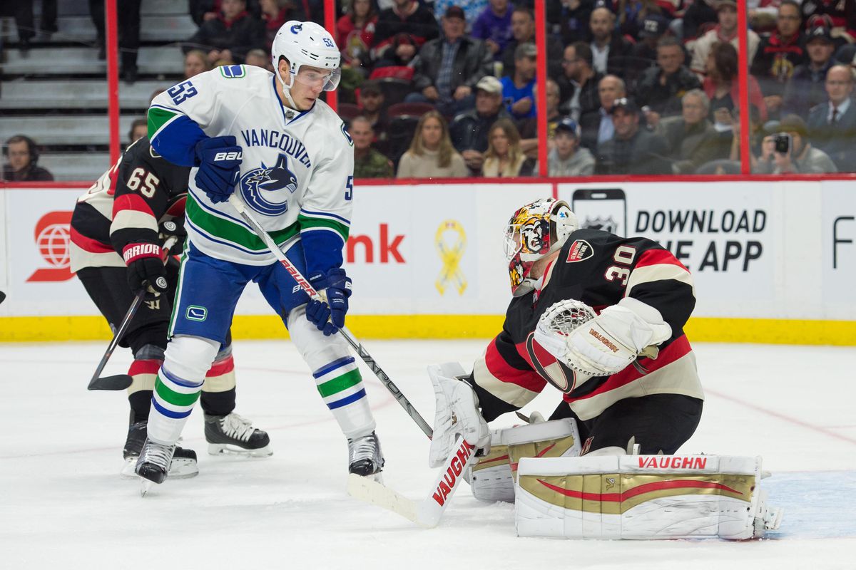 NHL: Vancouver Canucks at Ottawa Senators