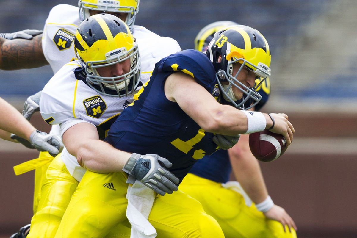 Former Michigan defensive lineman Chris Rock has found a new home in the Big Ten.
