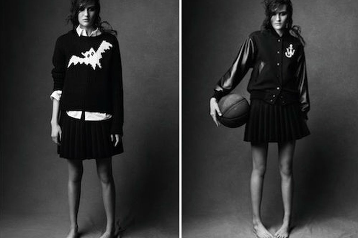 Two looks from the collection, via <a href="http://www.vogue.co.uk/news/2012/09/04/jw-anderson-launches-topshop-collection---pictures/gallery/10">Vogue UK</a>