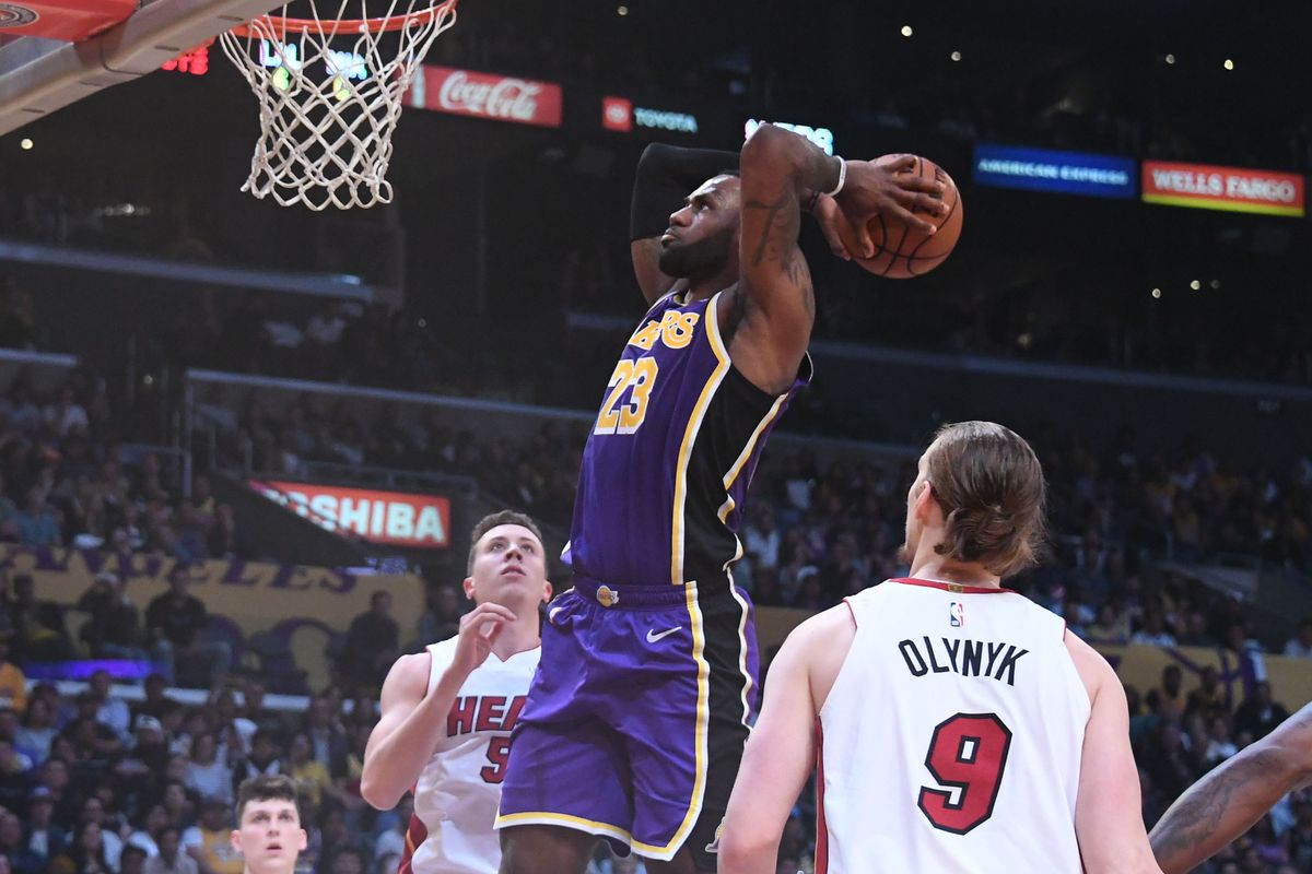 NBA: Miami Heat at Los Angeles Lakers