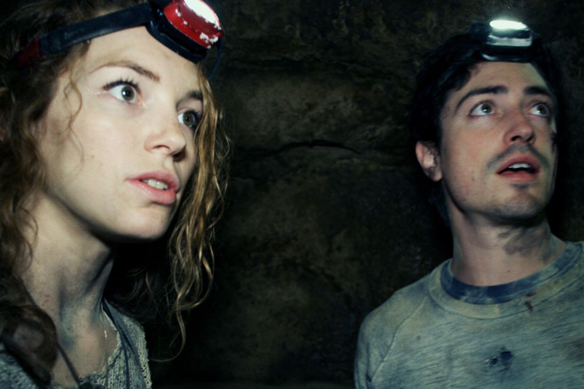 Perdita Weeks and Ben Feldman play characters who descend into the catacombs of Paris and don't like what they find. As you'd probably expect.