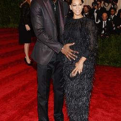 Fashion's favorite basketball player Amar'e Stoudemire in Calvin Klein with Alexis Stoudemire