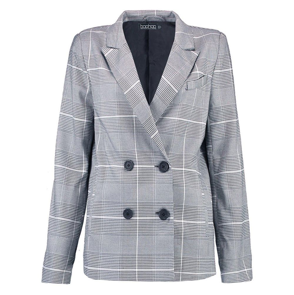 Checkered blazer