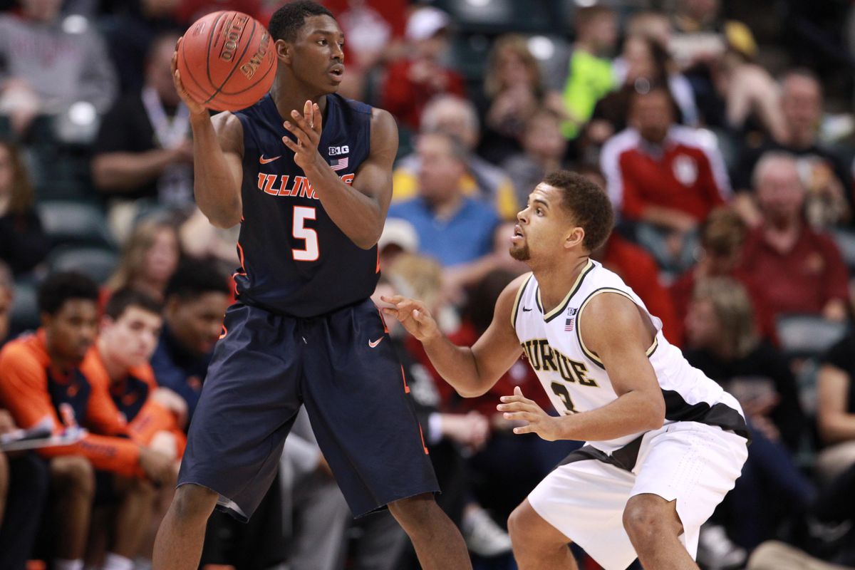 NCAA Basketball: Big Ten Conference Tournament-Illinois vs Purdue