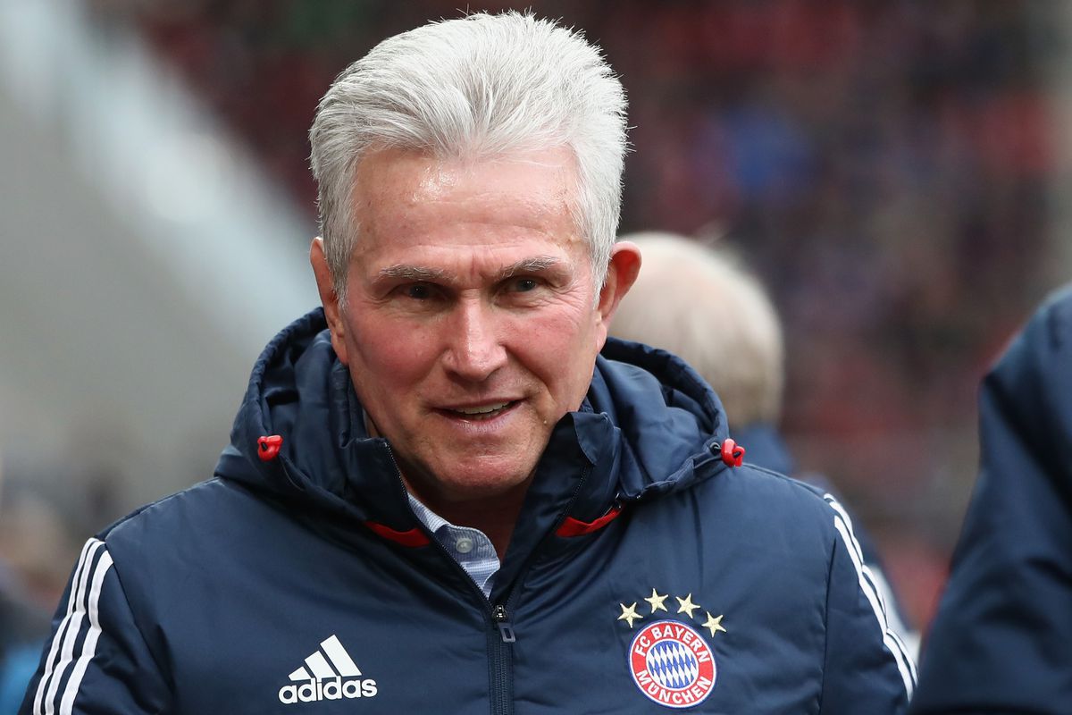 Head coach Jupp Heynckes of Muenchen looks on prior to the Bundesliga match between 1. FSV Mainz 05 and FC Bayern Muenchen at Opel Arena on February 3, 2018 in Mainz, Germany.