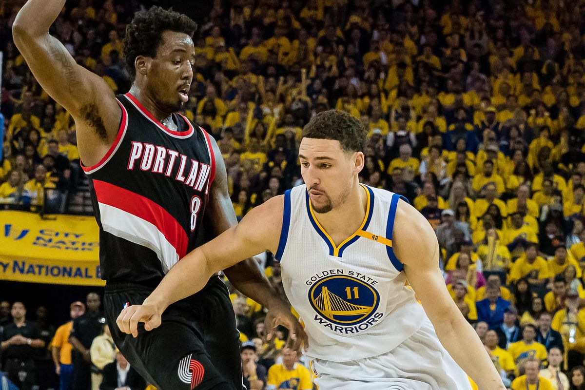 NBA: Playoffs-Portland Trail Blazers at Golden State Warriors