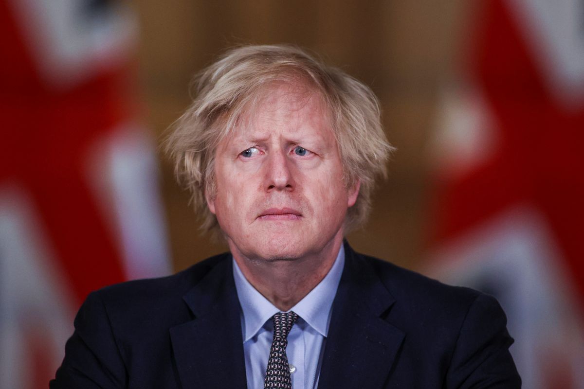 Boris Johnson Holds Coronavirus Press Conference On The Anniversary Of UK’s First Lockdown