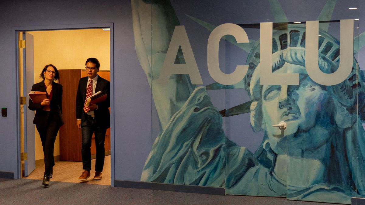 a look inside the aclu offices in the fight