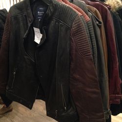 Leather jackets, $250