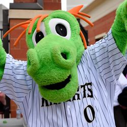 <strong>Homer</strong> (Charlotte Knights, affiliate of the Chicago White Sox in the International League)