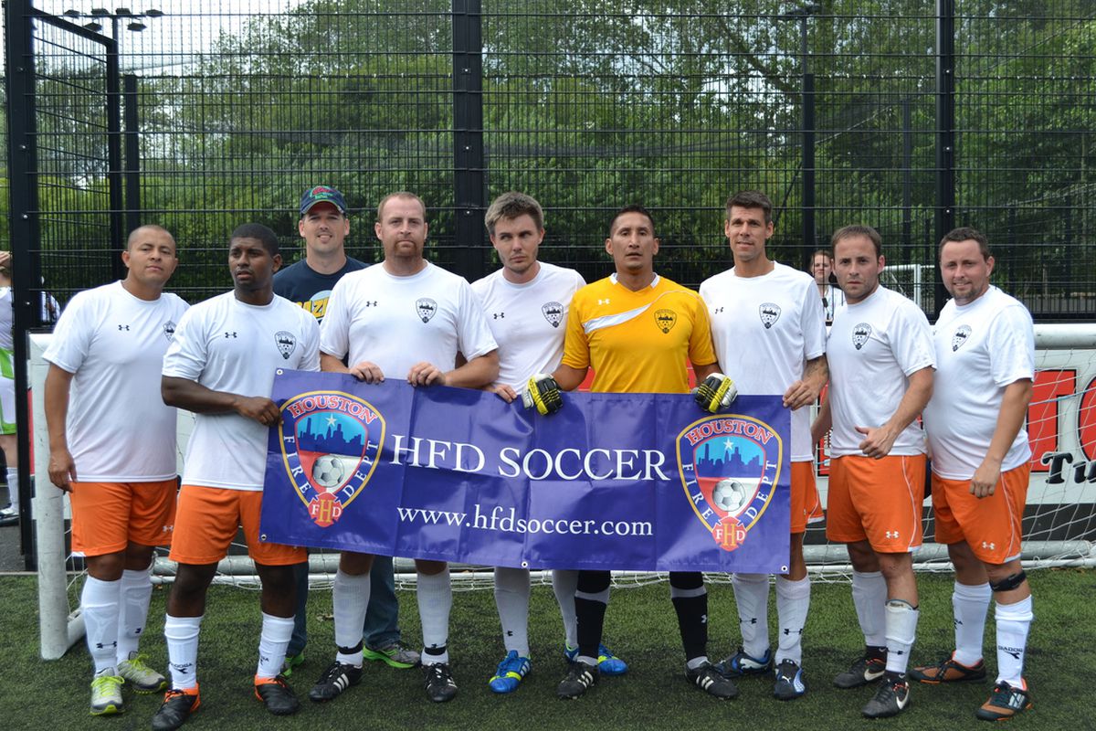 HFD Soccer team that competed in the World Police and Fire Games