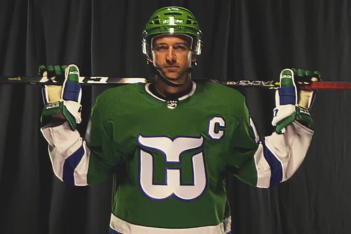 Hurricanes bring back Hartford Whalers jerseys for 2018-19 - Daily Faceoff