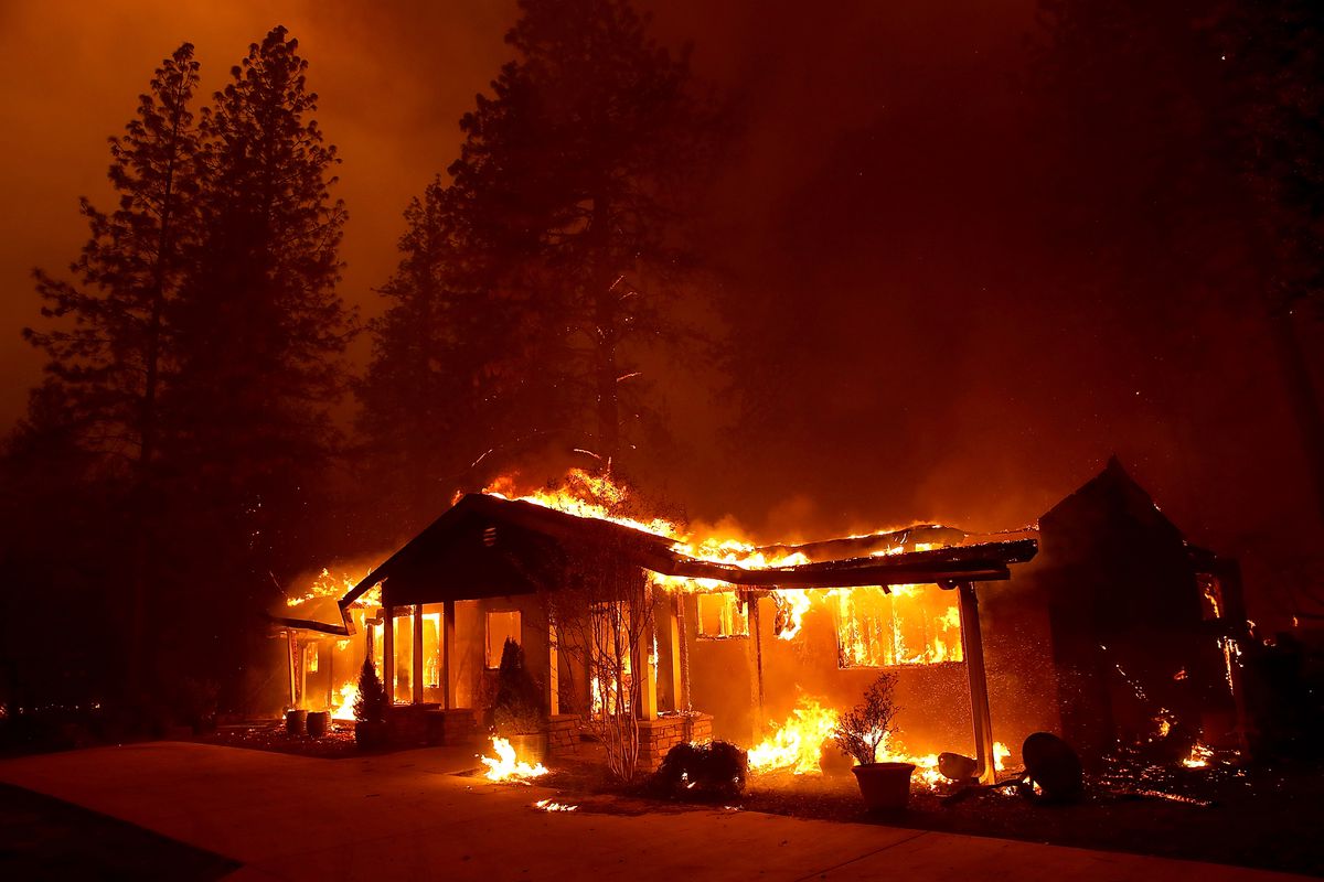 Rapidly-Spreading Wildfire In California’s Butte County Prompts Evacuations