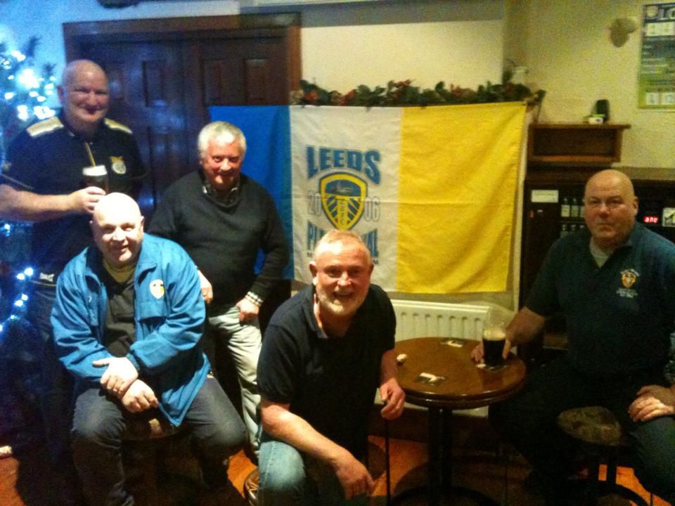 West of Ireland Leeds United Supporters take advantage of the Televised Wolves match in a Galway Pub.