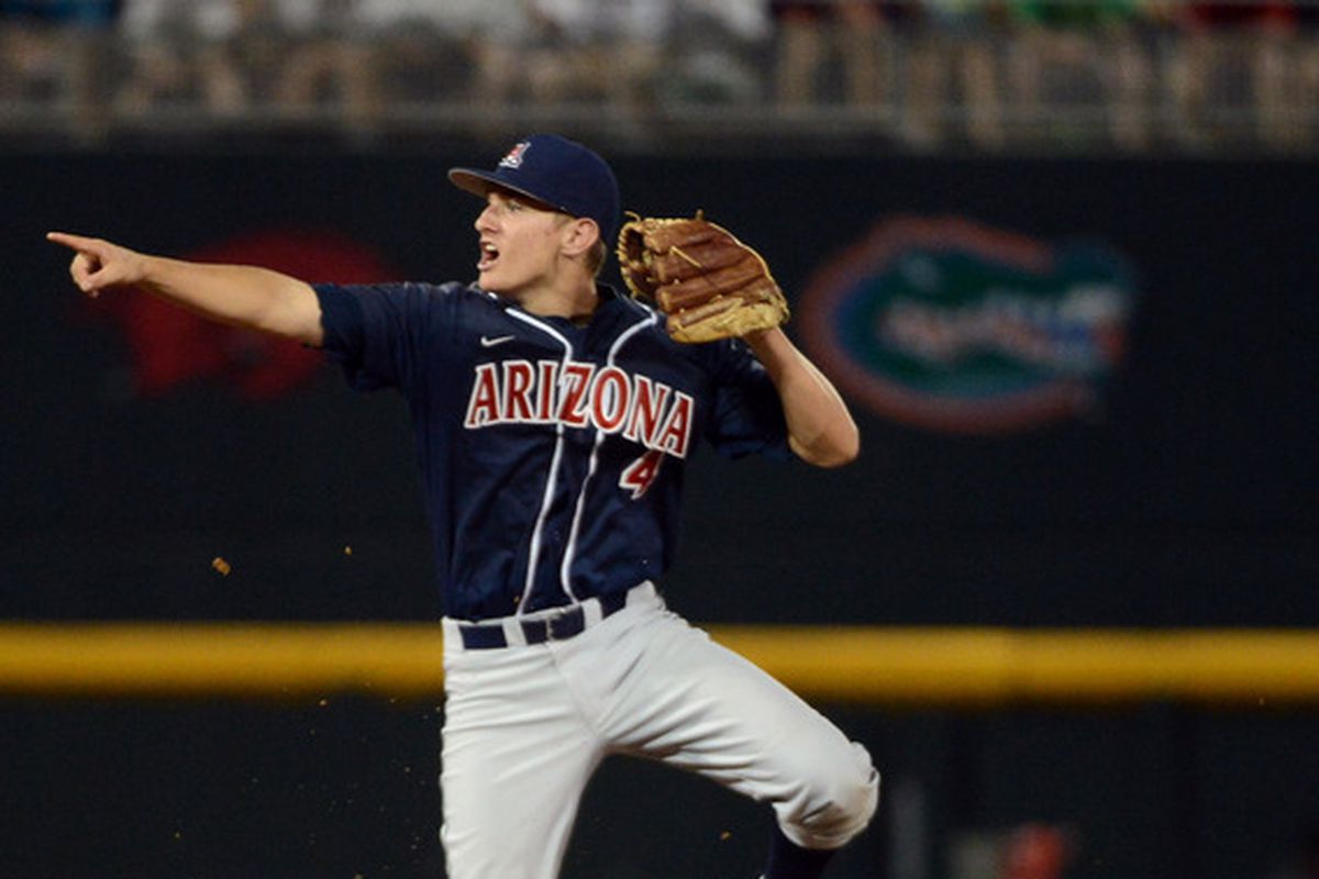 Trent Gilbert went 2-for-5 in Arizona's 15-4 victory over Utah on Friday