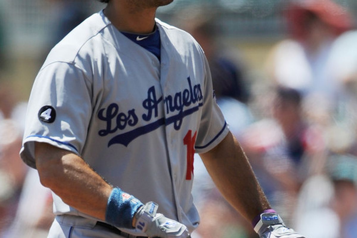 Andre Ethier takes a seat tonight against the left-handed Madison Bumgarner.