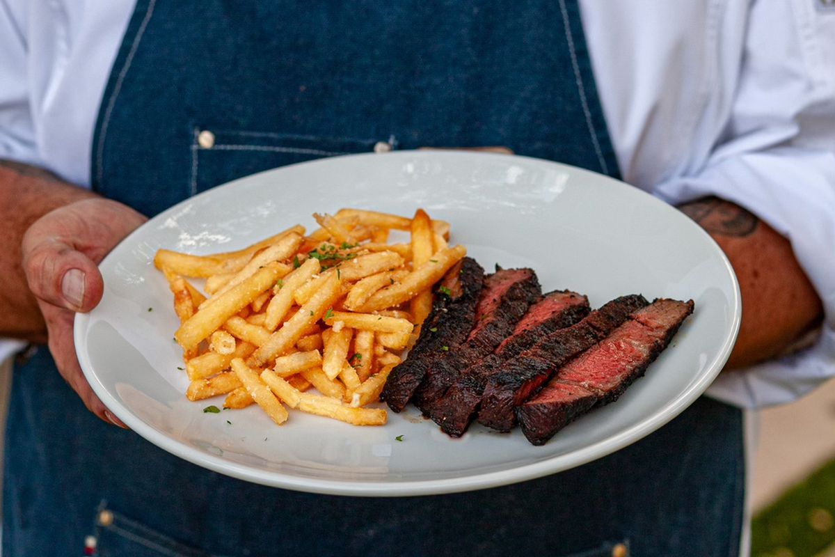 Wagyu steak frites from Douglas Bar and Grill