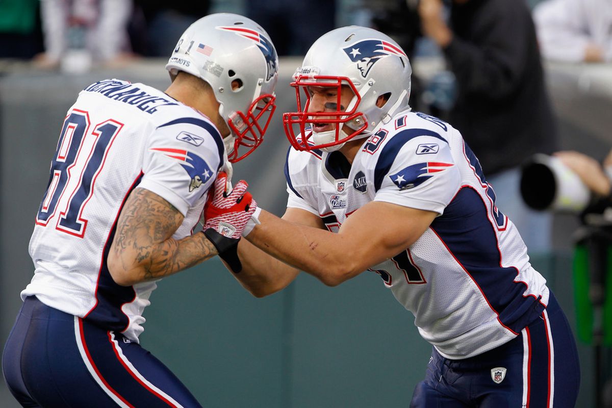 Aaron Hernandez and Rob Gronkowski are the locks atop the Patriots' tight end depth chart.