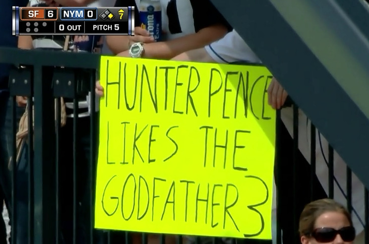 Hunter Pence Likes Godfather Three