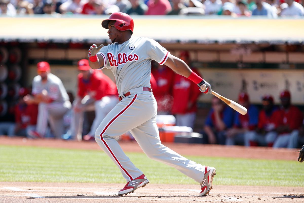 The second best prospect in the Phillies system, 3B Maikel Franco.