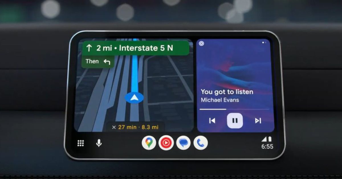 Google’s new split-screen search for Android Auto is rolling out to everybody
