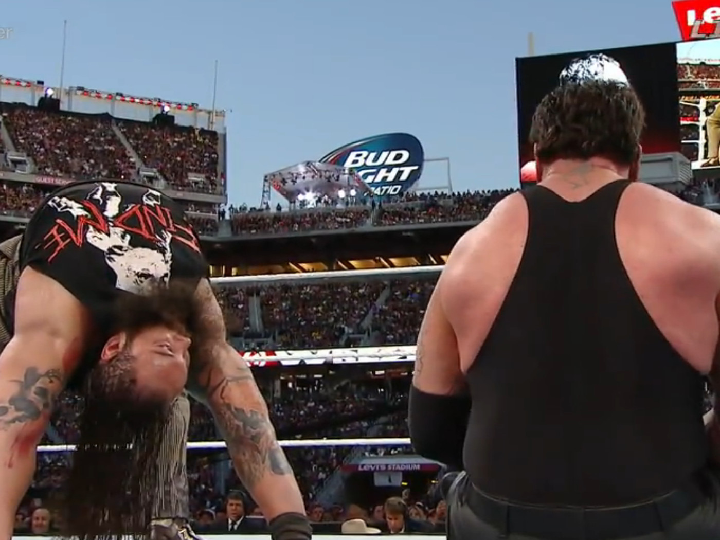 *WWE UNDERTAKER VS BRAY WYATT WRESTLEMANIA31 AUTHENTIC T-SHIRT BRAND NEW SEALED* 