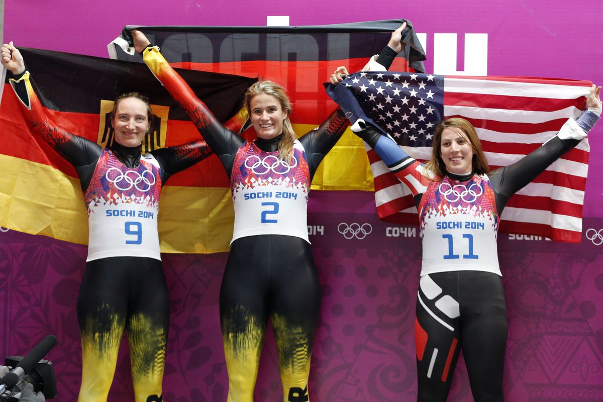 USA's first individual luge medal EVER!