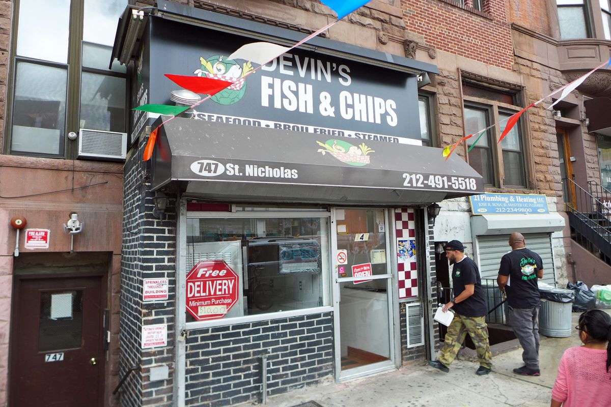 Devin's Fish and Chips Reopens in Harlem Eater NY