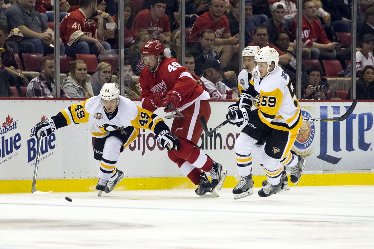 NHL: Preseason-Pittsburgh Penguins at Detroit Red Wings