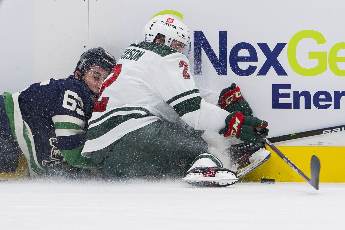 NHL: Minnesota Wild at Vancouver Canucks