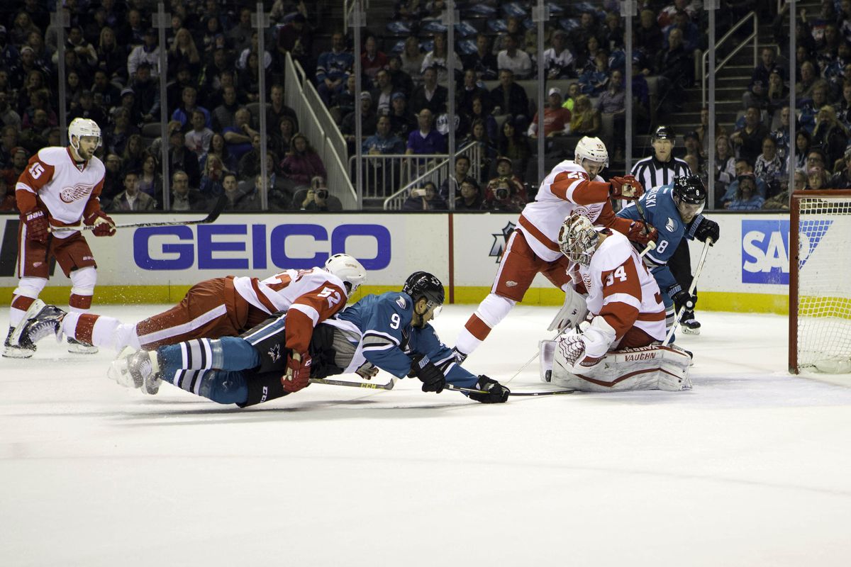 NHL: Detroit Red Wings at San Jose Sharks
