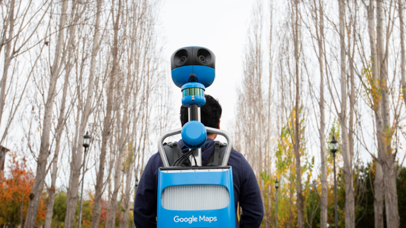 google updated its street view trekker
