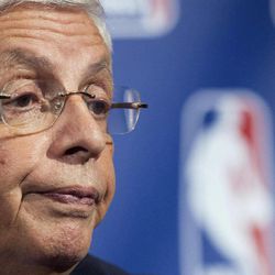 FILE - In this Nov. 10, 2011 file photo, NBA commissioner David Stern speaks during a news conference in New York. The NBA is entering a season Stern calls "nuclear winter." The players have rejected the league's latest proposal and begun disbanding their union in preparation for going to court.  