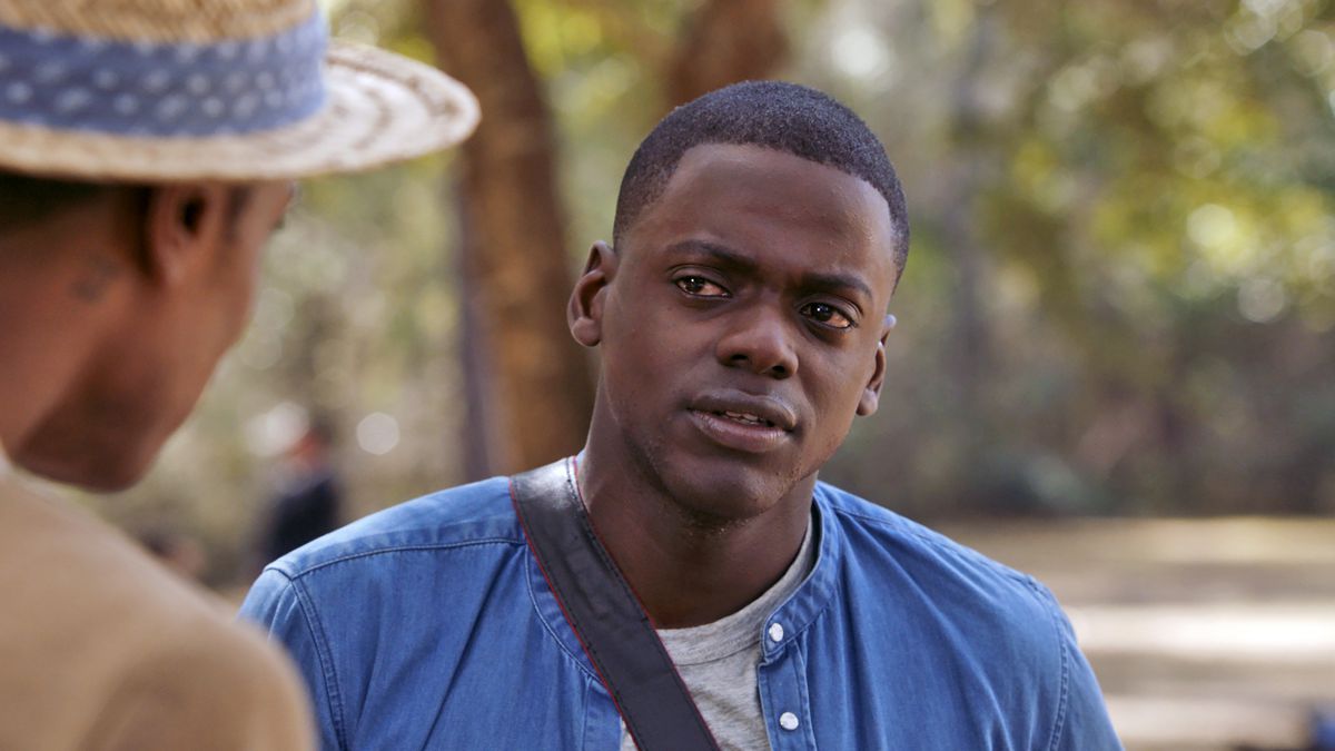(L-R) LaKeith Stanfield and Daniel Kaluuya as Logan King and Chris Washington in Get Out.