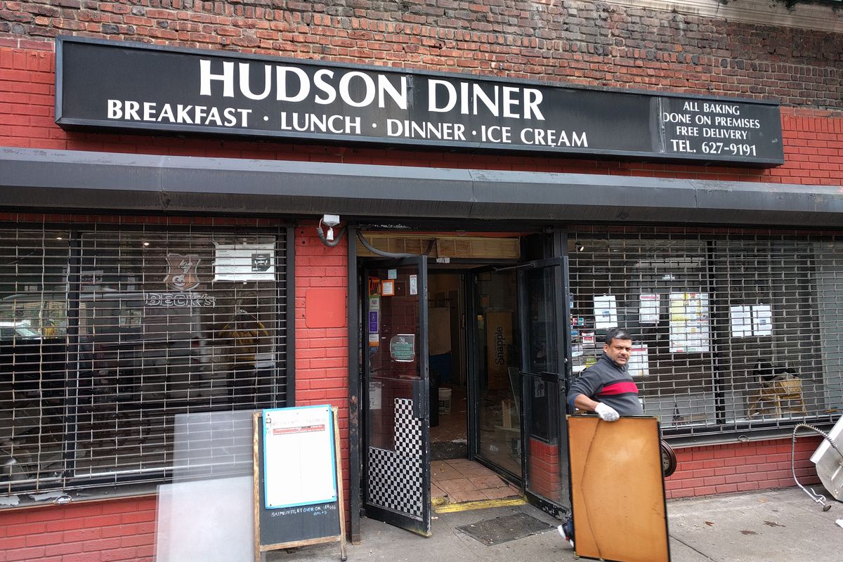The now-closed Hudson Diner