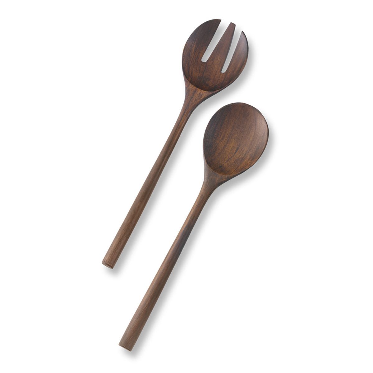 Wood serving utensils
