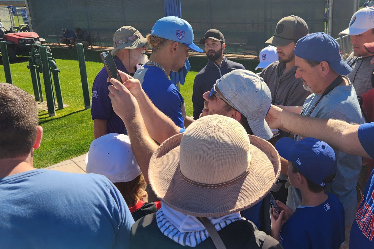 The Cubs have their first full-squad spring workout