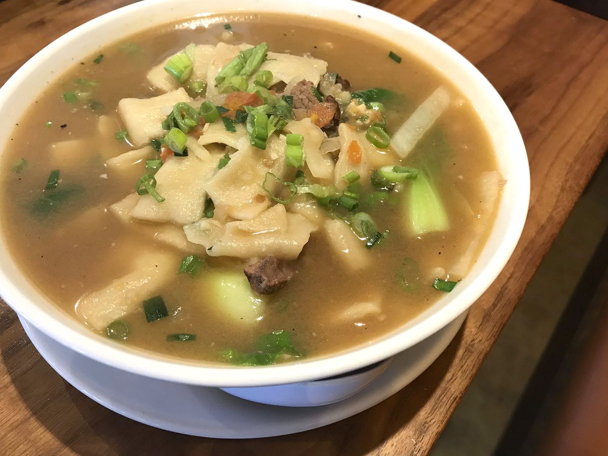 Bowl of beef-noodle soup