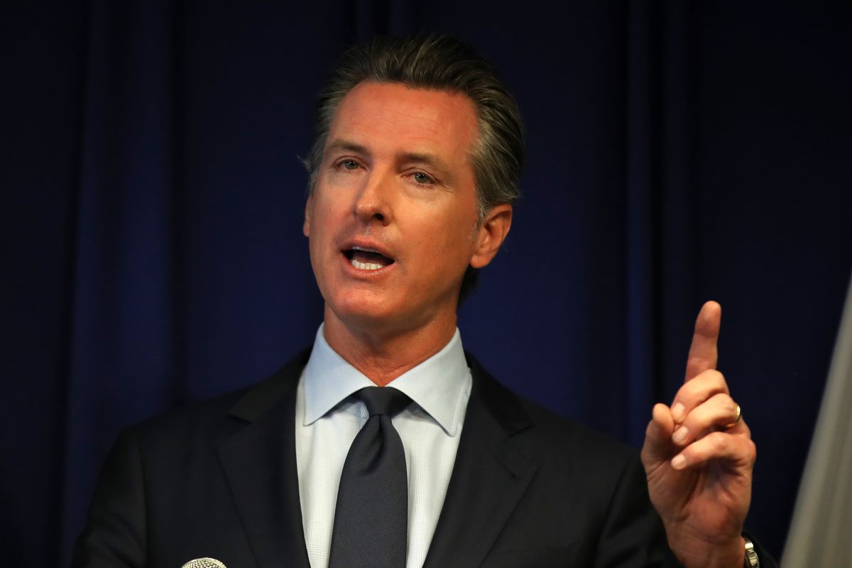 California Gov. Newsom And CA Attorney Gen. Becerra Hold News Conference Responding To Trump Revoking State’s Emissions Waiver