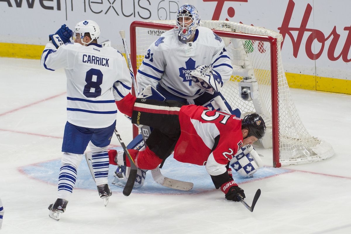 NHL: Toronto Maple Leafs at Ottawa Senators