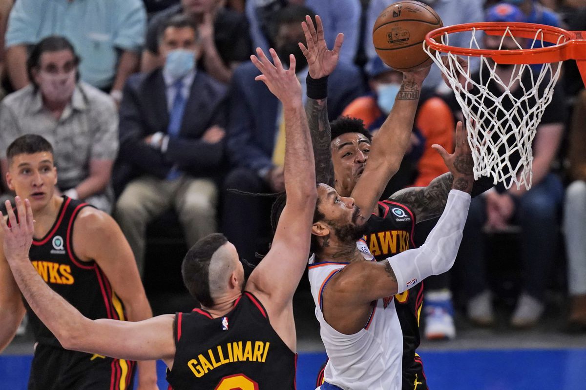 NBA: Playoffs-Atlanta Hawks at New York Knicks