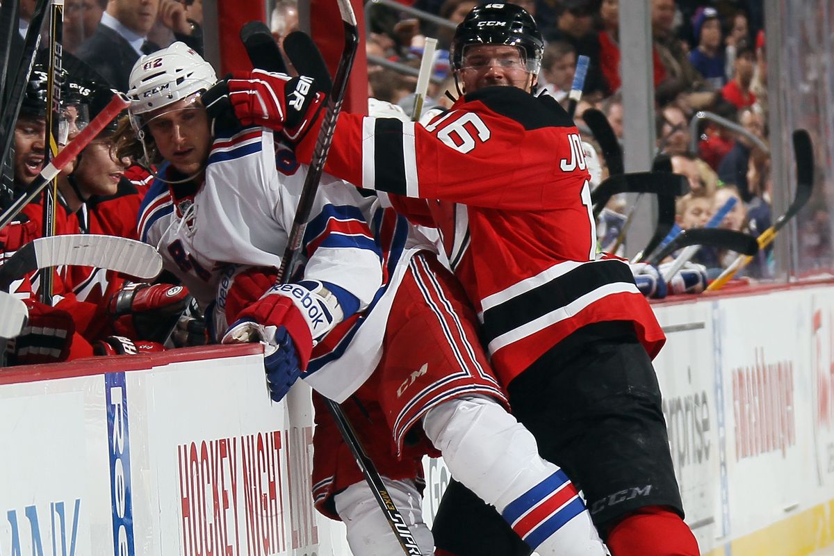 Will tonight's game be as scrappy as the typical Devils - Rangers match?