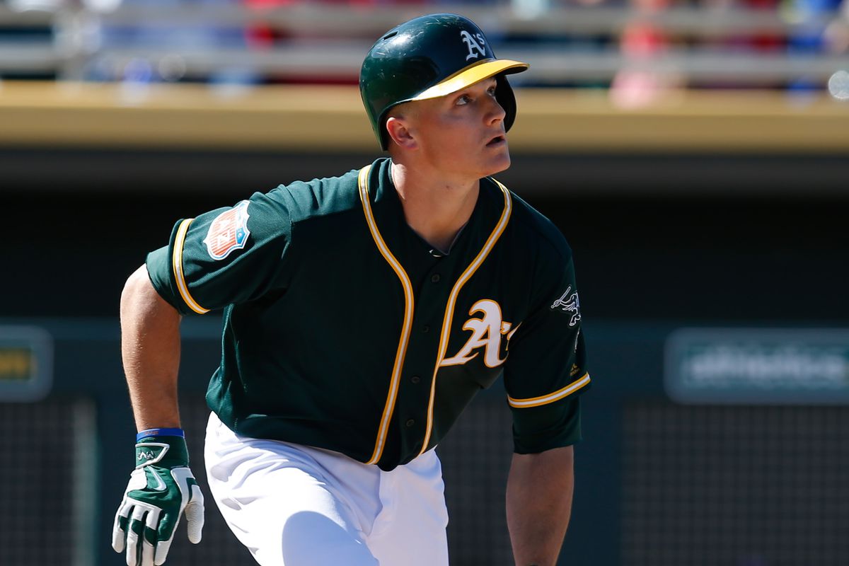 Oakland A's third base prospect Matt Chapman is the only non-catcher position player non-roster invitee remaining in A's major league camp.