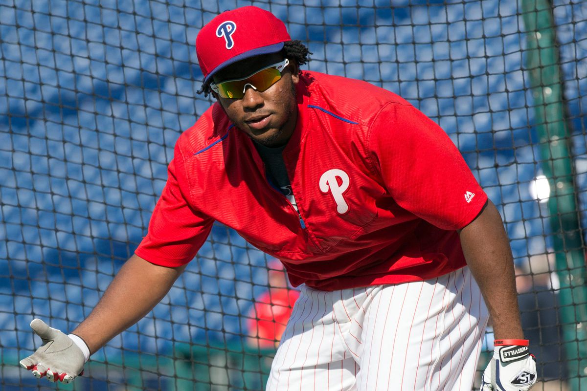 "Why aren't you voting for me?"--Maikel Franco