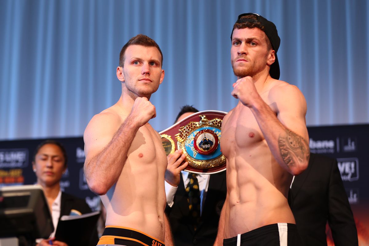 Jeff Horn v Gary Corcoran: Official Weigh In