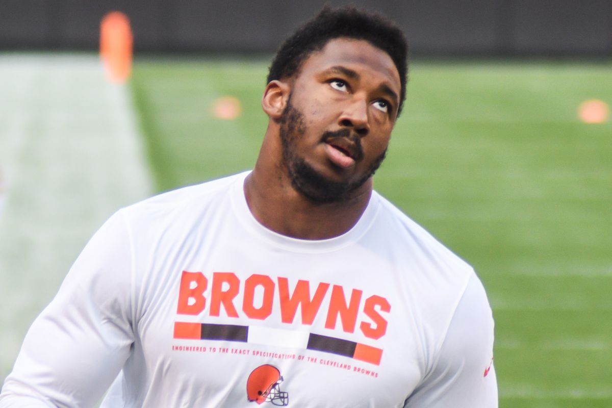 Myles Garrett will miss multiple games for Browns with high ankle sprain -  Dawgs By Nature