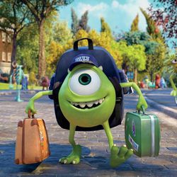 JUST ANOTHER WIDE-EYED COLLEGE STUDENT – Mike Wazowski has arrived—and Monsters University will never be the same. With frightening new classes, a campus full of new friends and even scarier rivals, college life promises to be an interesting and uproarious adventure.