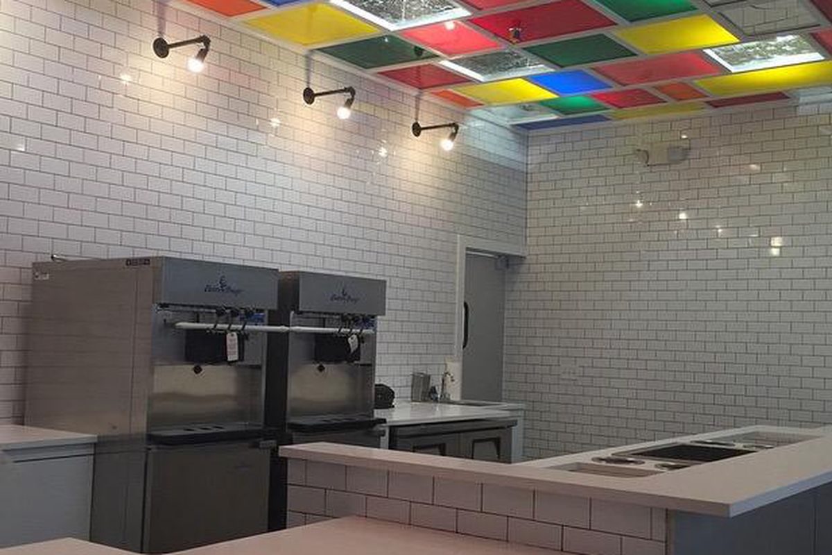  An in-progress glimpse inside the shop, <a href="http://philly.eater.com/2015/4/2/8335351/photo-big-gay-ice-cream-opening-soon">circa two weeks ago</a>. 