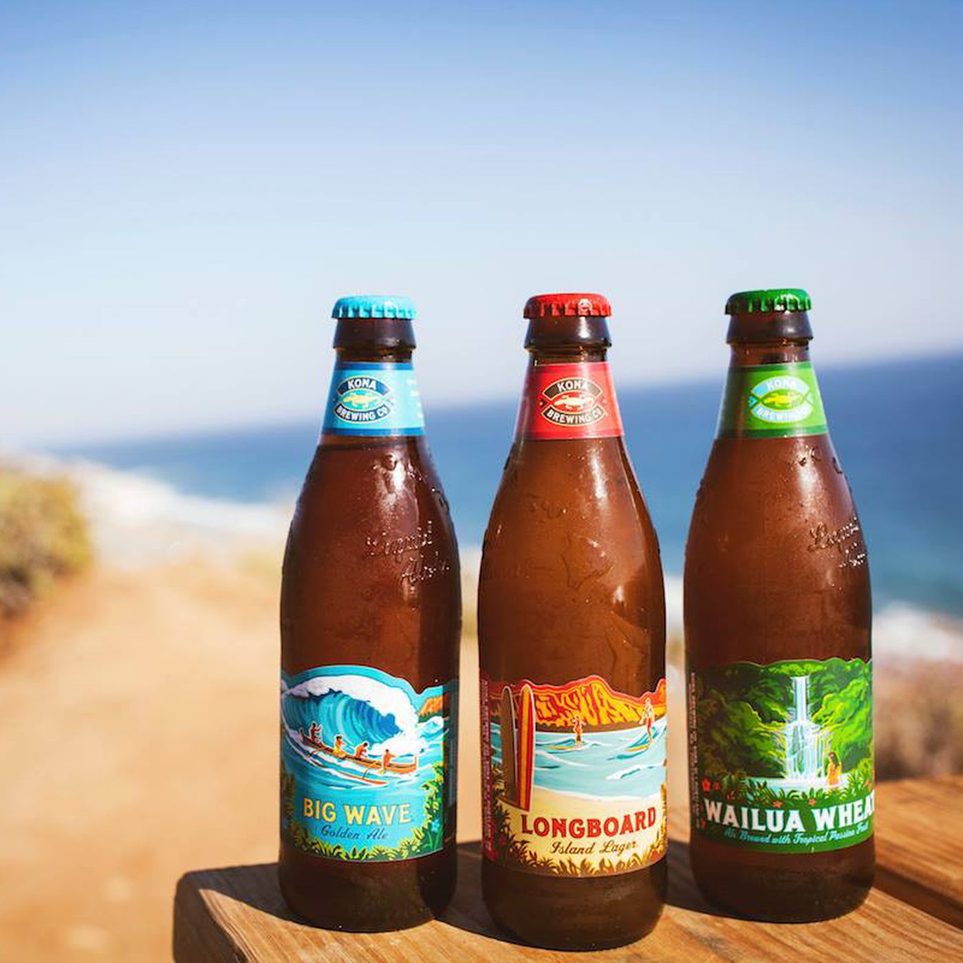 NEW Kona Brewing Co Kona Hawaii  Hanale Island IPA Pint Beer Glass 